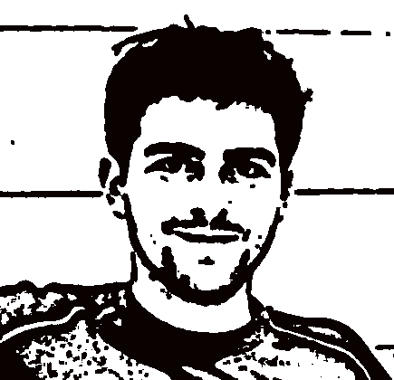 Stylized portrait of Trip Derham